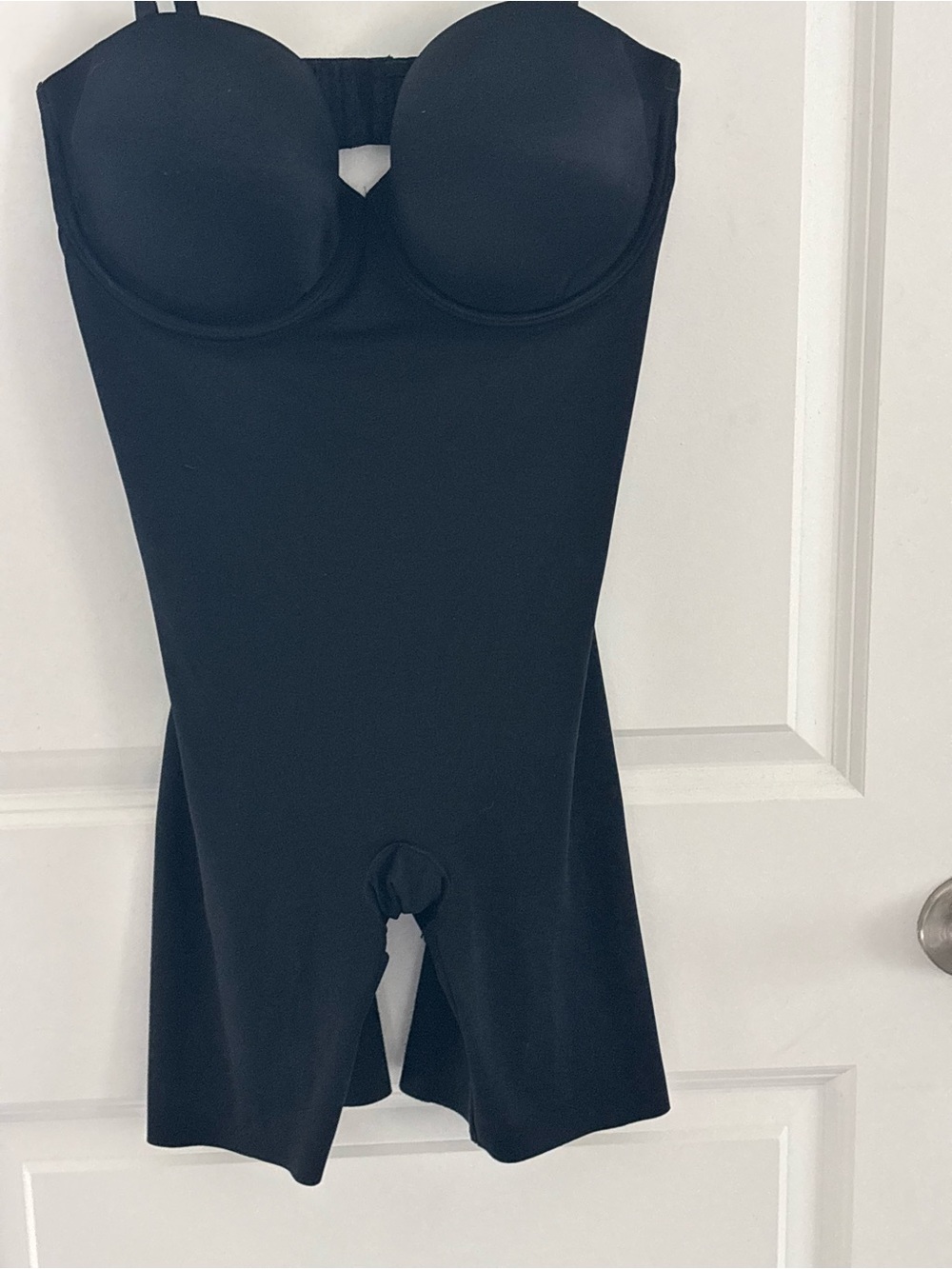SPANX Black Strapless Sculpting Bodysuit